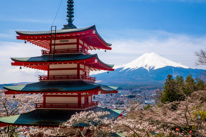 View of Mt Fuji, Japan