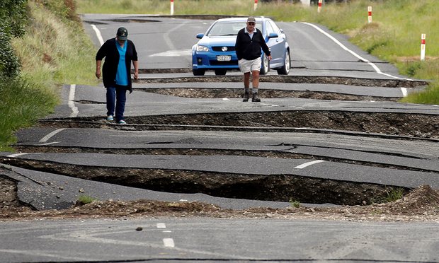 Kaikoura, New Zealand earthquake damage