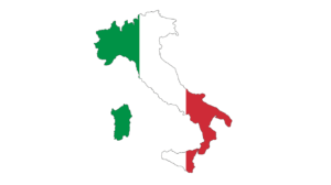 Italy-Flag-Map