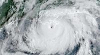 Hurricane Ida satellite image of landfall. Insurance and reinsurance impacts