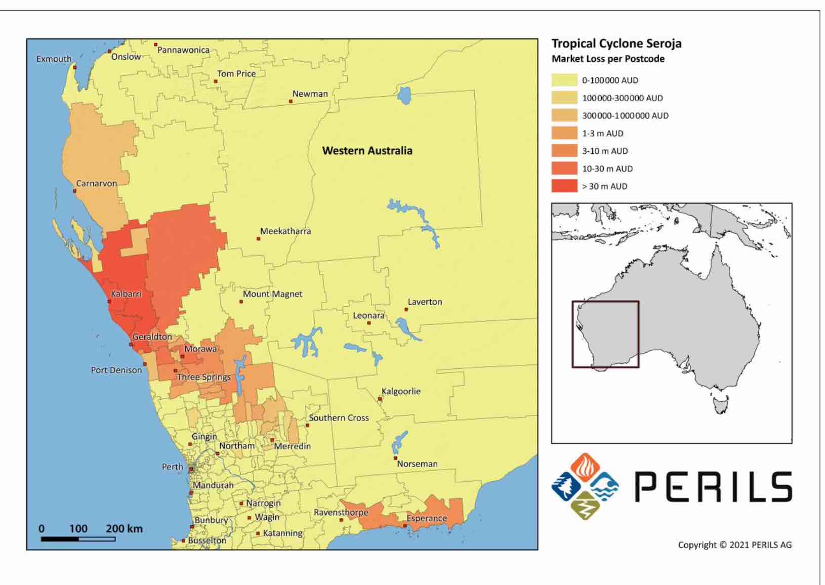 AU$394mn industry hit from Cyclone Seroja, says PERILS