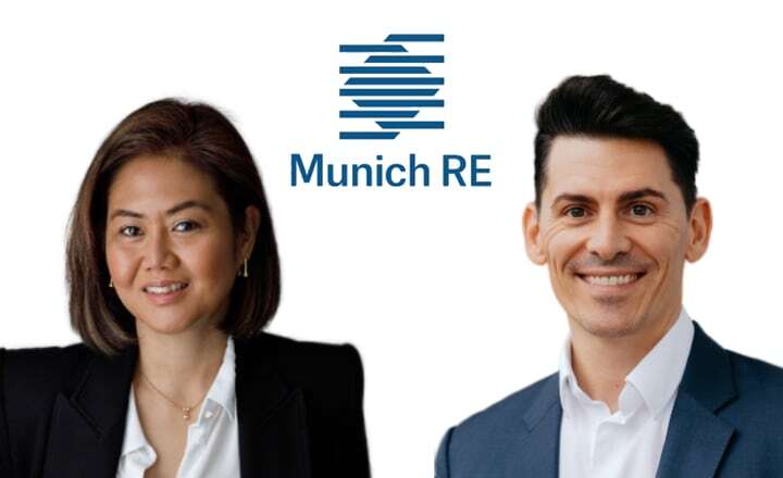 Munich Re Marco Petrovic and Johanna Roman