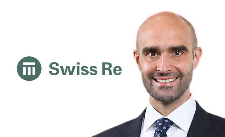 Torben Swart and Swiss Re logo